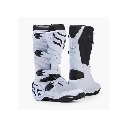 2024 Fox Youth Comp Motocross Boots (White)
