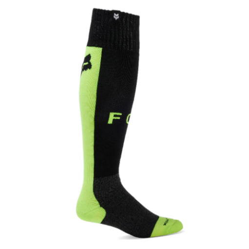 2024 Fox 360 Core Motocross Socks (Black/Yellow)