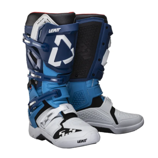 2024 Leatt Motocross Boots 5.5 Flexlock Cyan - PRE ORDER ONLY 