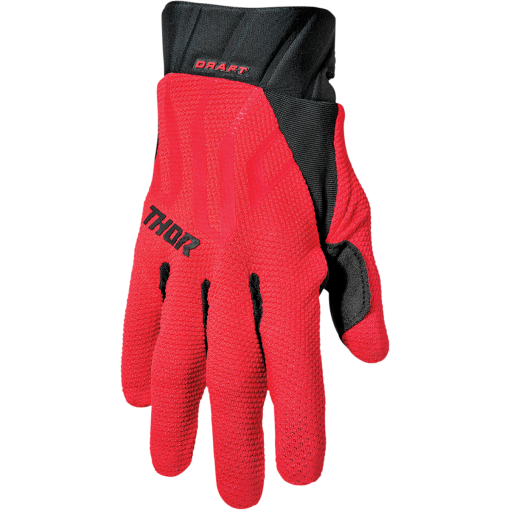 2023 Thor Motocross Glove Draft Red/Black