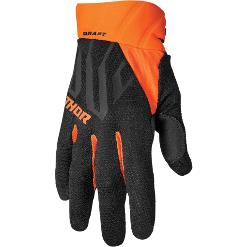 2023 Thor Motocross Glove Draft Black/Orange