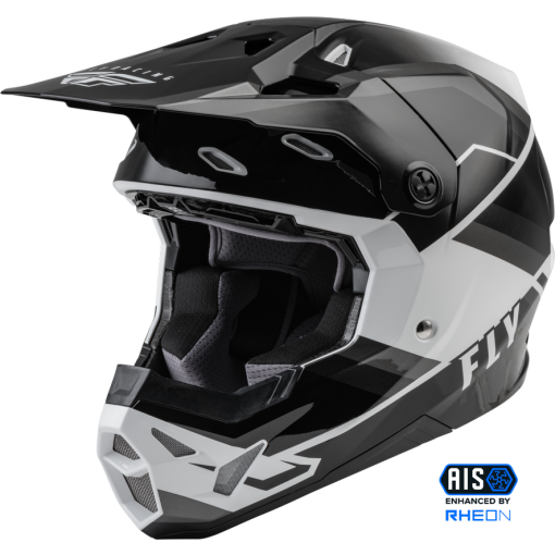 2023 Fly Racing Formula CP RUSH Motocross Helmet Grey Black White