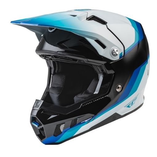 2022 Fly Racing Formula CC Motocross Helmet DRIVER Black Blue White