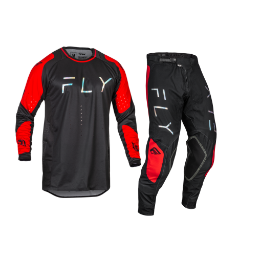 2024 Fly Racing Evolution DST Motocross Gear Black Red
