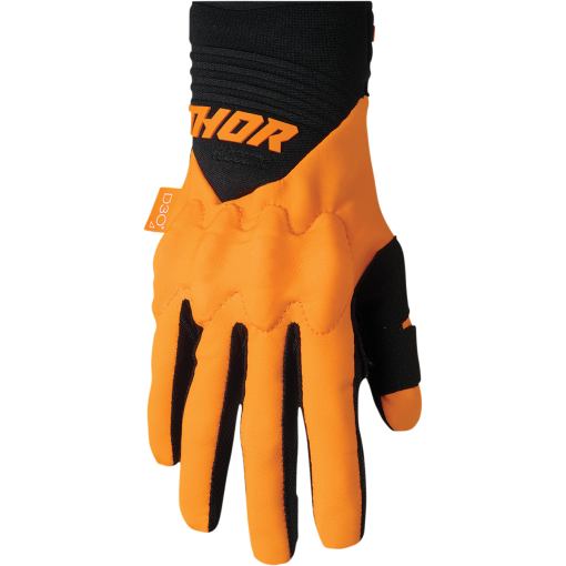 2023 Thor Motocross Glove Rebound Flo Orange/Black