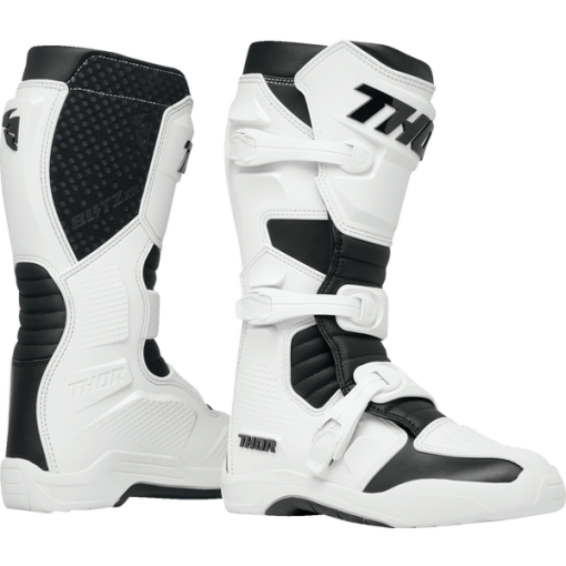 2024 Thor Motocross Boot Blitz XR White Black
