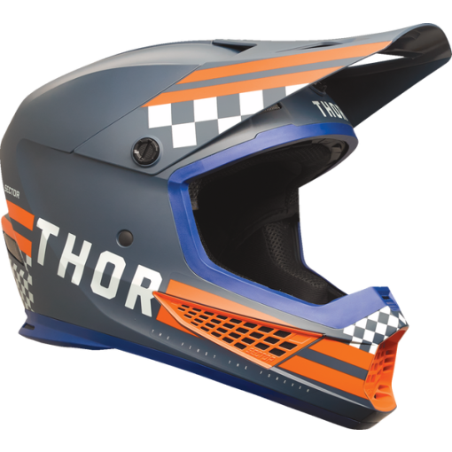 2024 Thor Sector 2 Combat  Motocross Helmet Midnight Orange