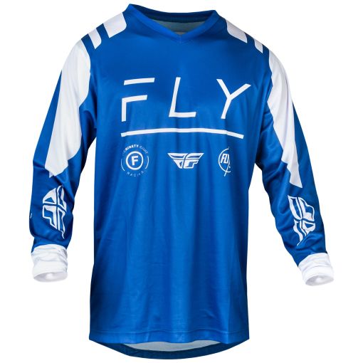 Fly 2024 F16 Motocross Jersey (True Blue/White)