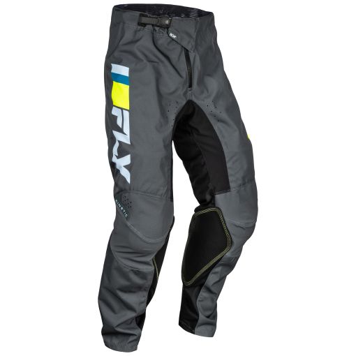 Fly 2024 Kinetic Prix Motocross Pants (Ice Grey/Charcoal)