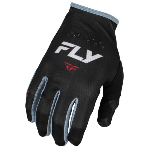 Fly 2024 Lite Motocross Gloves (Black/White/Red)
