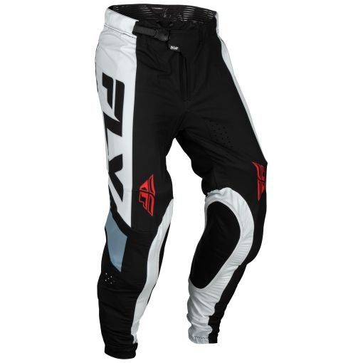 Fly 2024 Lite Motocross Pants (Black/White/Denim Grey)