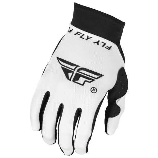 Fly 2024 Pro Lite Motocross Gloves (White/Black)