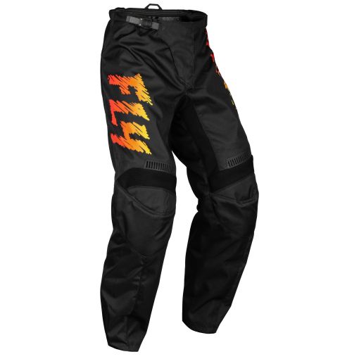 Fly 2024 Youth F16 Motocross Pants (Black/Yellow/Orange)