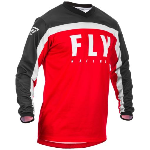 2020 Fly Racing F16 Youth Motocross Jersey Red Black White 