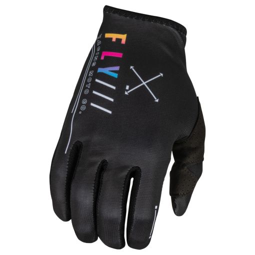 2023 Fly Racing Lite S.E. Avenge Motocross Gloves (Black/Sunset)