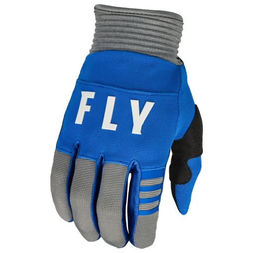 2023 Fly Racing F16 Adult Motocross Gloves (Blue/Grey)