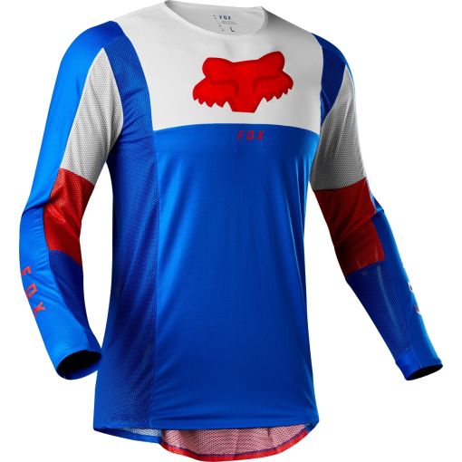 Fox AIRLINE PILR Special Edition Motocross Jersey BLUE RED