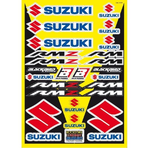 Suzuki Universal Generic Sticker Kit for Motocross Bikes