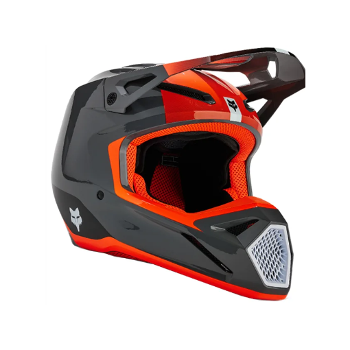 2024* Fox Youth V1 Ballast Motocross Helmet (Grey)
