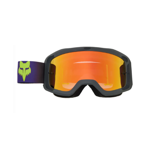 2024/Fox Main Flora Motocross Goggles Spark (Dark Indigo) FREE ARMOR VISION smart film
