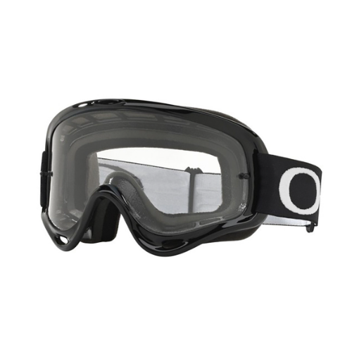 Oakley O Frame Motocross MX Goggles Jet Black Clear Lens