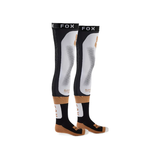 2024 Fox Flexair Knee Brace Motocross Socks (Black/White)