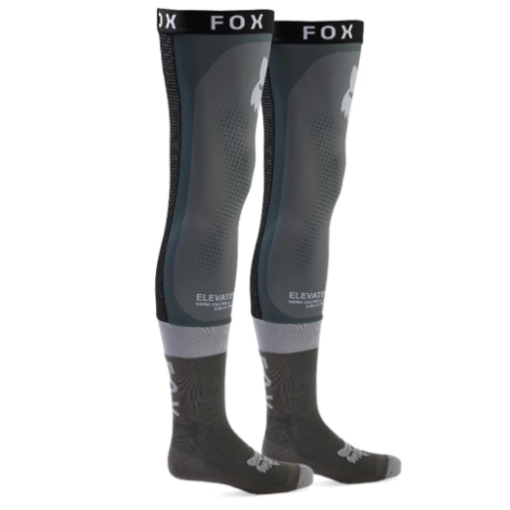 2024 Fox Flexair Knee Brace Motocross Socks (Grey)