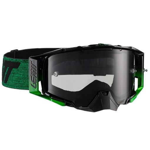 Leatt Goggle Velocity 6.5 Black/Green - Smoke Lens 