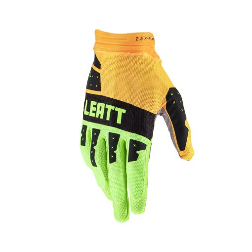 2023 Leatt Motocross Gloves Moto 2.5 X-Flow Citrus