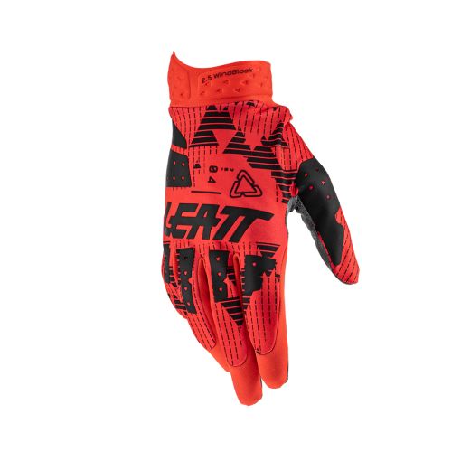 2024 Leatt Motocross Gloves Moto 2.5 Windblock Red