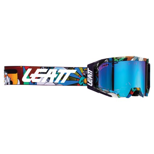2023 Leatt Goggle Velocity 5.5 Mtb Iriz Area - Blue Lens 