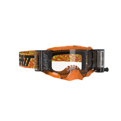 Leatt Goggle Velocity 5.5 Roll-Off Neon Orange 2020 - Clear Lens 