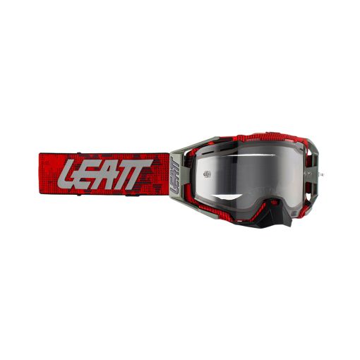 2023 Leatt Goggle Velocity 6.5 Enduro Jw22 Red - Clear Lens 