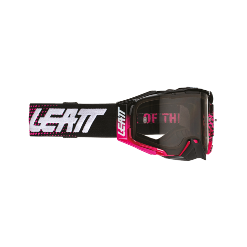 Leatt Goggle Velocity 6.5 Neon Pink - Light Grey Lens 