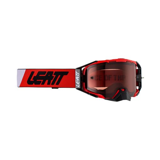 2023 Leatt Goggle Velocity 6.5 Red - Rose Lens 