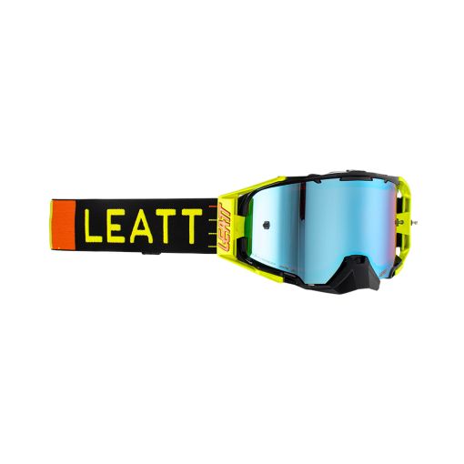 2023 Leatt Goggle Velocity 6.5 Iriz Citrus - Blue Lens 