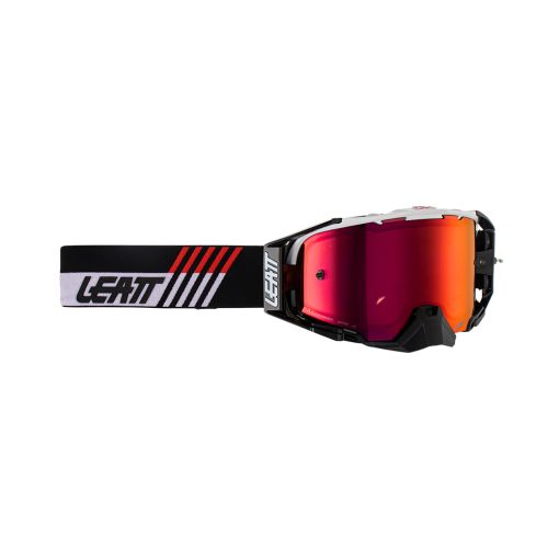 2023 Leatt Goggle Velocity 6.5 Iriz White - Red Lens 