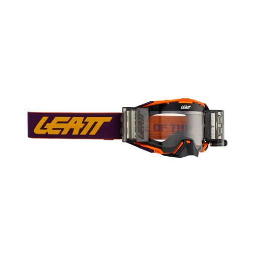 2023 Leatt Goggle Velocity 6.5 Roll-Off Indigo - Clear Lens 