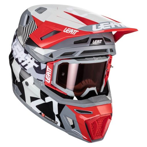 2024 Leatt Motocross Helmet Moto 8.5 V24 FORGE+ 5.5 Goggles + Bag