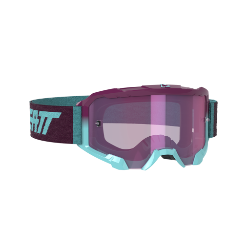 Leatt Goggle Velocity 4.5 Iriz Aqua - Purple Lens 