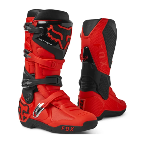 2024  Fox Motion Motocross Boots (Flo Red)