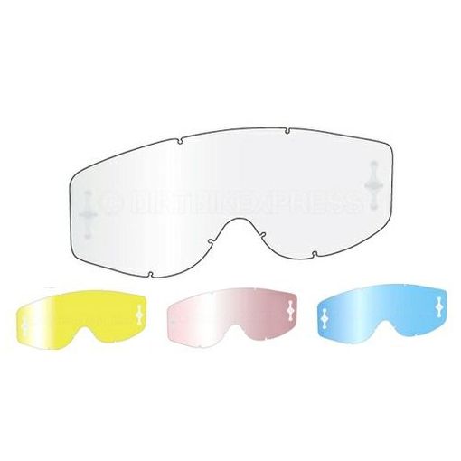 Motocross Goggle Replacement Pre Drilled Roll Off Lenses