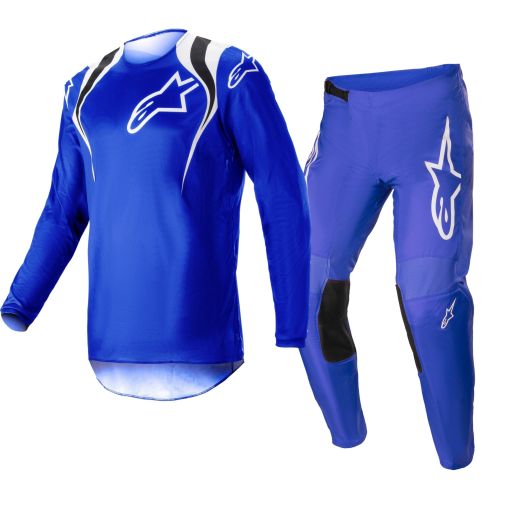 2023 Alpinestars FLUID NARIN BLUE RAY WHITE Motocross Gear