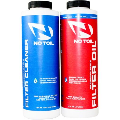 No Toil Motocross Air Filter Oils & Cleaners