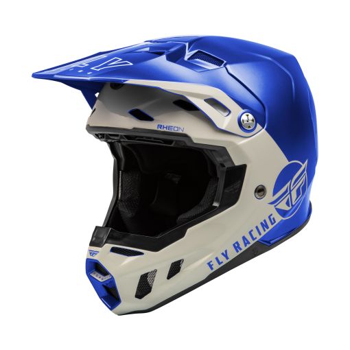 2024 Fly Racing Formula CC Centrum Adult Motocross Helmet (Metallic Blue/Grey)