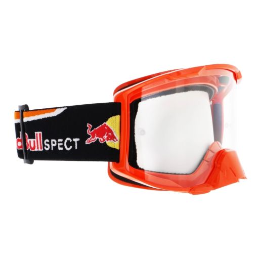 RED BULL SPECT Goggles Strive Orange - Clear Single Lens