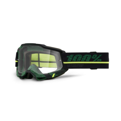 100% Accuri Gen 2 Motocross Goggles Overlord Clear Lens