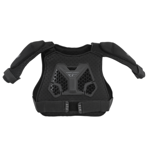 Fly 2024 Revel Motocross Chest Protector Roost Guard Vest (Black) Size PeeWee