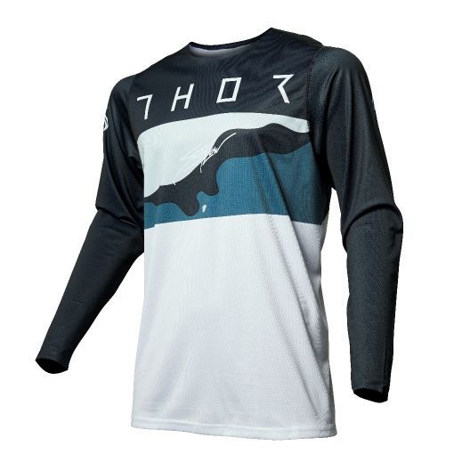 Thor\ MX Prime Pro Fighter Motocross Jersey Blue Camo XL ONLY