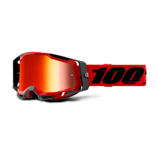 100% Racecraft Gen 2 Motocross Goggles Red Mirror Lens